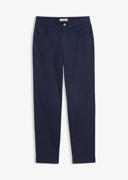 Pantalon en twill coton &eacute;lasthanne