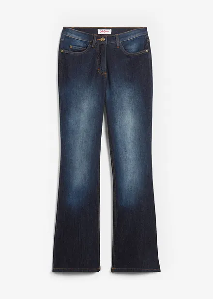 Jean bootcut taille mi-haute, extensible