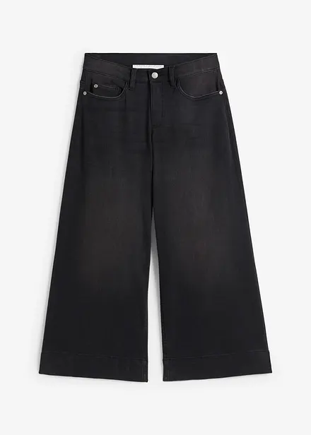 Jupe-culotte en jean ultra-doux