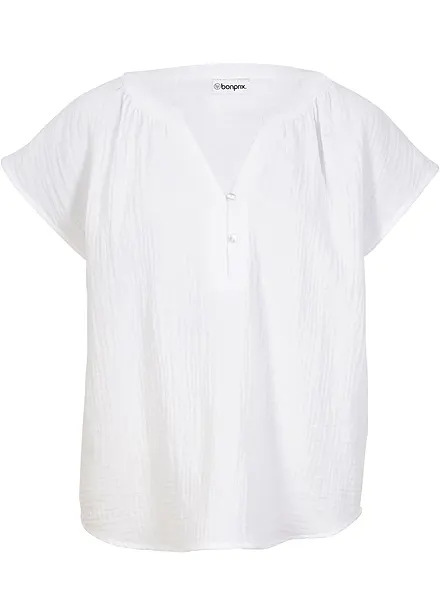 Blouse en gaze 100% coton