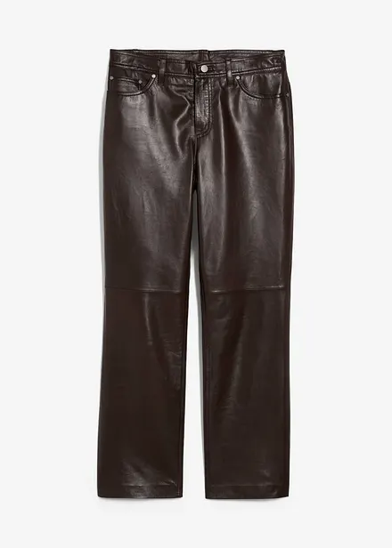 Pantalon en cuir d&rsquo;agneau nappa