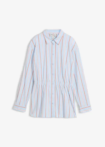 Chemisier en popeline de coton extensible