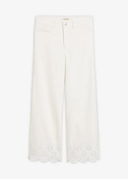 Pantalon large raccourci