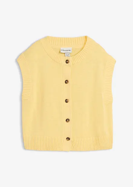 Gilet sans manches en maille