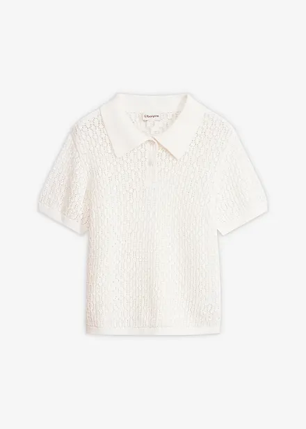 Pull ajour&eacute; 100% coton