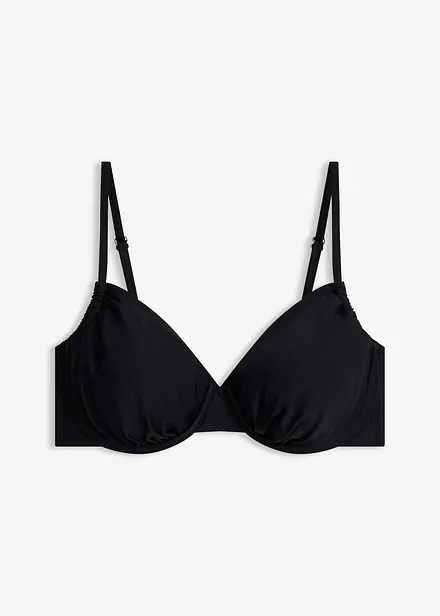 Haut de maillot &agrave; armatures et fronces lat&eacute;rales