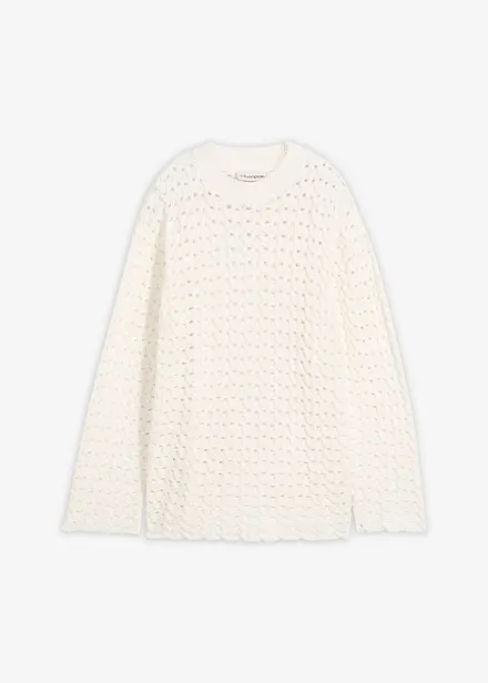 Pull en maille ajour&eacute;e