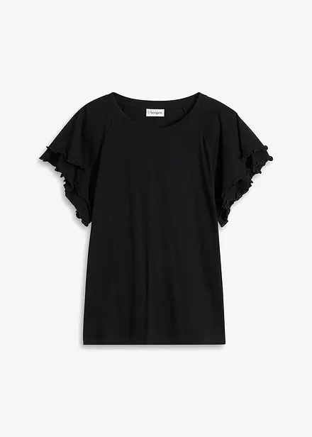 T-shirt &agrave; manches fantaisie