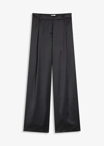 Pantalon de tailleur satin&eacute;