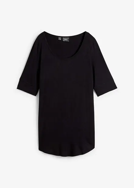 T-shirt long et doux en viscose