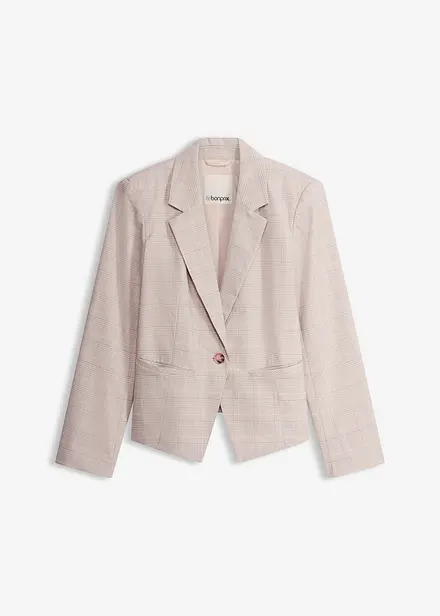 Blazer &agrave; carreaux &eacute;cossais