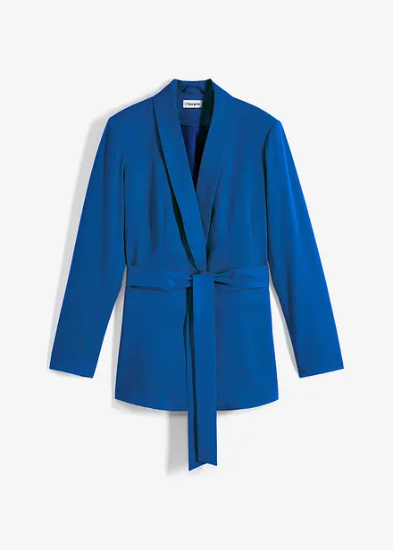 Blazer avec ceinture &agrave; nouer