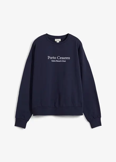 Sweat oversize avec broderie