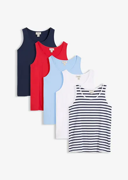 Lot de 5 d&eacute;bardeurs longs 100% coton