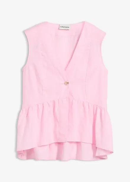 Gilet sans manches 100&nbsp;% lin