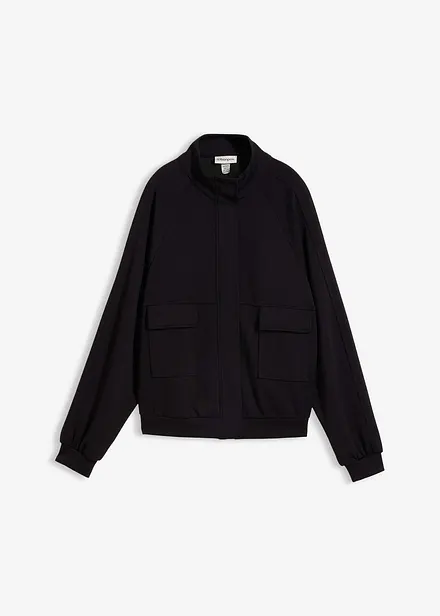 Sweat zipp&eacute; en mati&egrave;re n&eacute;opr&egrave;ne