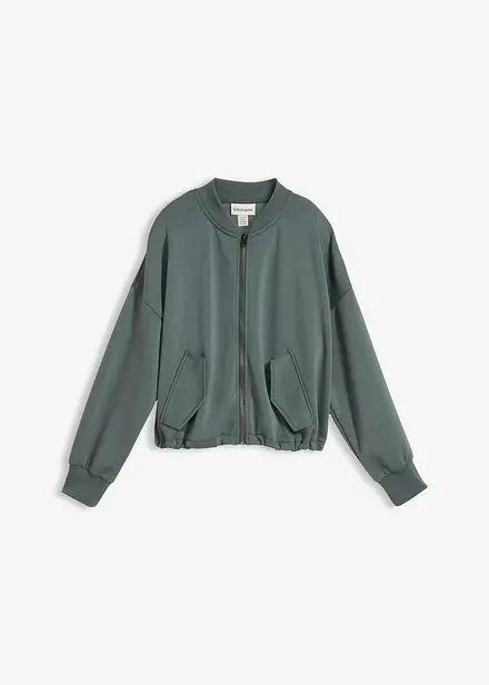 Blouson oversize en sweat doux