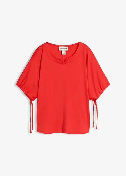 T-shirt ample en maille piqu&eacute;e robuste