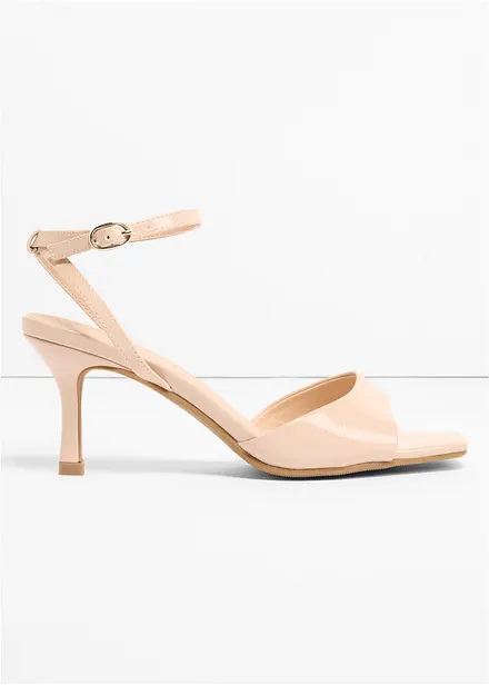 Sandales &agrave; talon et brides