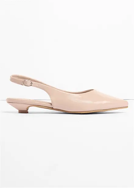 Ballerines slingback vernies