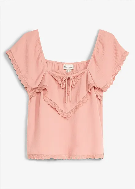 Top blouse en cr&ecirc;pe l&eacute;g&egrave;re