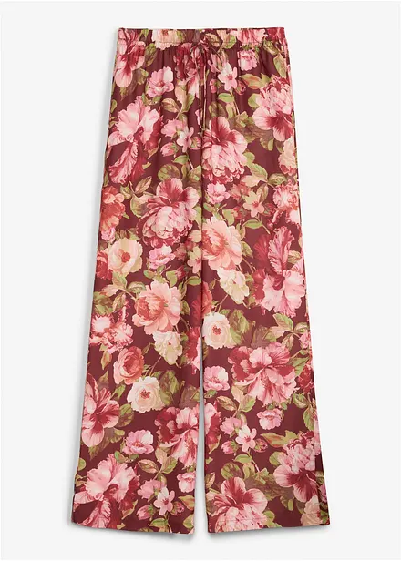 Pantalon large &agrave; pinces