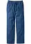 Pantalon taille extensible classique en coton léger, droit, bonprix