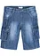 Bermuda cargo en jean Regular Fit, bonprix