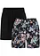 Lot de 2 shorts en jersey coton avec large taille confortable, bonprix