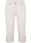 Pantalon corsaire extensible avec empiècement taille confortable et boutons, bpc bonprix collection