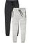 Lot de 2 pantalons de jogging, bpc bonprix collection