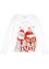 T-shirt manches longues de Noël fille avec imprimé photo, bpc bonprix collection