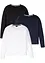 Lot de 3 T-shirts manches longues, bonprix