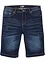 Bermuda en jean extensible, coupe confortable, Regular Fit, bonprix