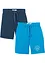 Lot de 2 bermudas jersey garçon, bonprix