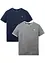 Lot de 2 t-shirts coupe confort, bonprix