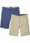 Lot de 2 bermudas chino, Regular Fit, bpc bonprix collection