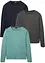 Lot de 3 tee-shirts manches longues, bonprix