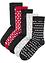 Lot de 5 paires de chaussettes avec coton, bpc bonprix collection
