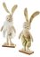 Lot de 2 figurines déco duo lapins, bpc living bonprix collection