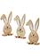 Lot de 3 figurines déco lapins, bpc living bonprix collection