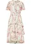 Robe midi floral à volants, bonprix