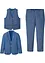 Costume 3 pièces avec gilet croisé, Regular, bonprix