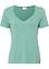 T-shirt côtelé avec décolleté cœur, bpc bonprix collection