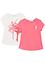 Lot de 2 T-shirts fille, bpc bonprix collection