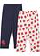 Lot de 2 leggings corsaire fille, bpc bonprix collection