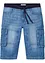 Bermuda long en jean, Loose, bonprix