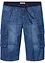 Bermuda long en jean, Loose Fit, bonprix