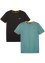 Lot de 2 t-shirts coupe confort, bpc bonprix collection