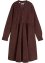 Robe coton en velours côtelé avec poches coupe trapèze, longueur genou, bpc bonprix collection